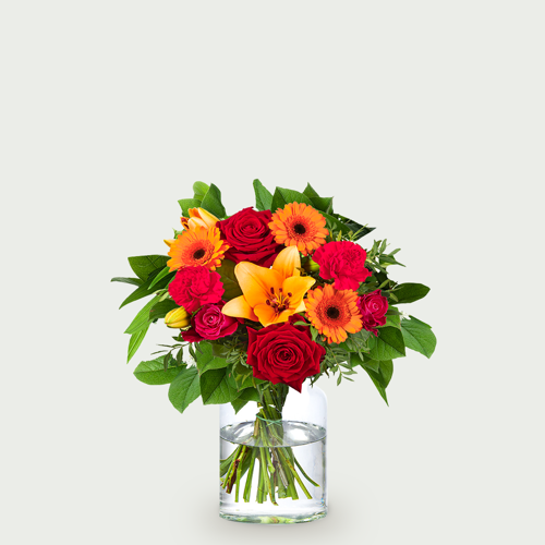 Bouquet warm flowers small